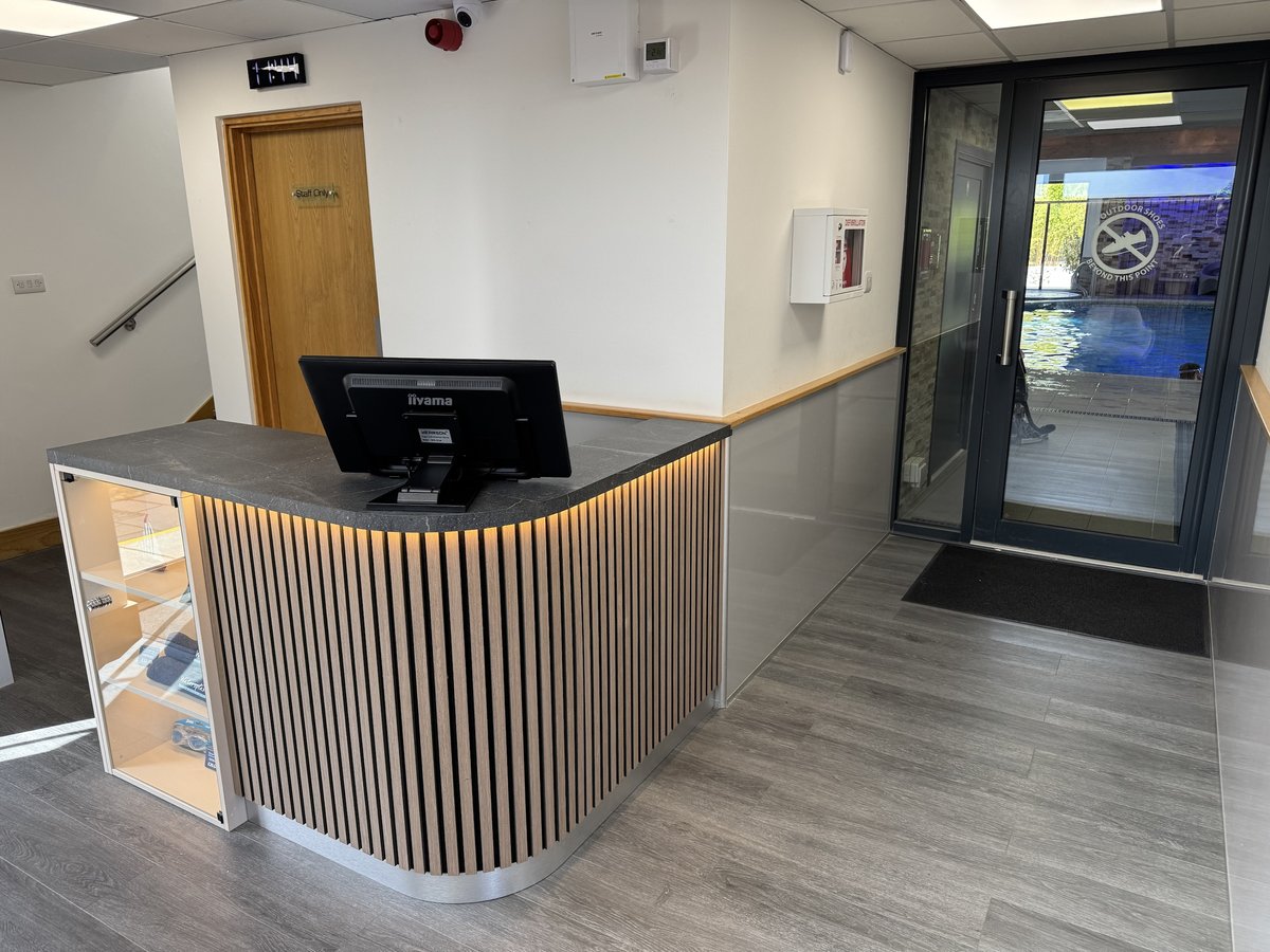 Reception seating area at Barton Coast Club
